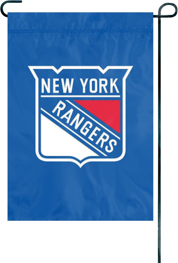 NHL New York Rangers Flag - "12.5 x 18" "28 x 40" Inches - NY Rangers Garden Flags