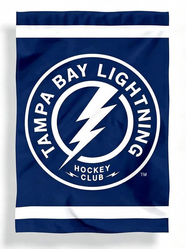 NHL Tampa Bay Lightning Flag - "12.5 x 18" "28 x 40" Inches - Tampa Bay Lightning Garden Flags