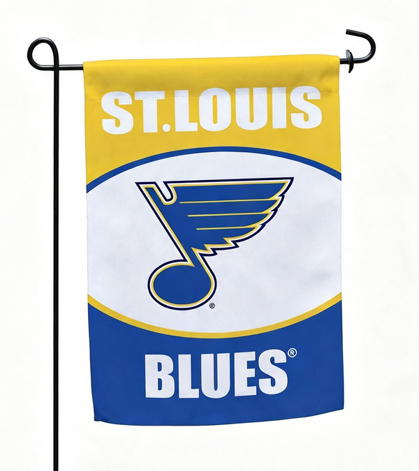 NHL St. Louis Blues Flag - "12.5 x 18" "28 x 40" Inches - St. Louis Blues Garden Flags