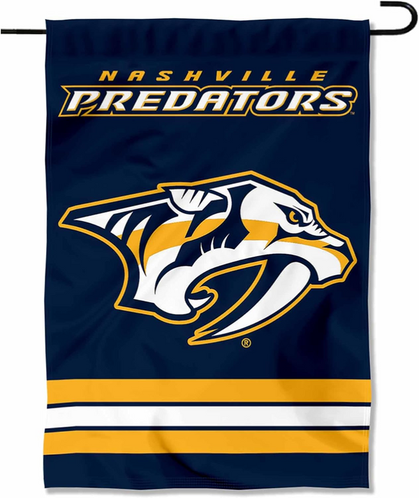 NHL Nashville Predators Flag - "12.5 x 18" "28 x 40" Inches - Nashville Predators Garden Flags