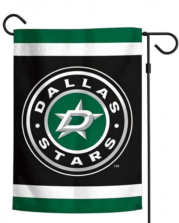 NHL Dallas Stars Flag - "12.5 x 18" "28 x 40" Inches - Dallas Stars Garden Flags