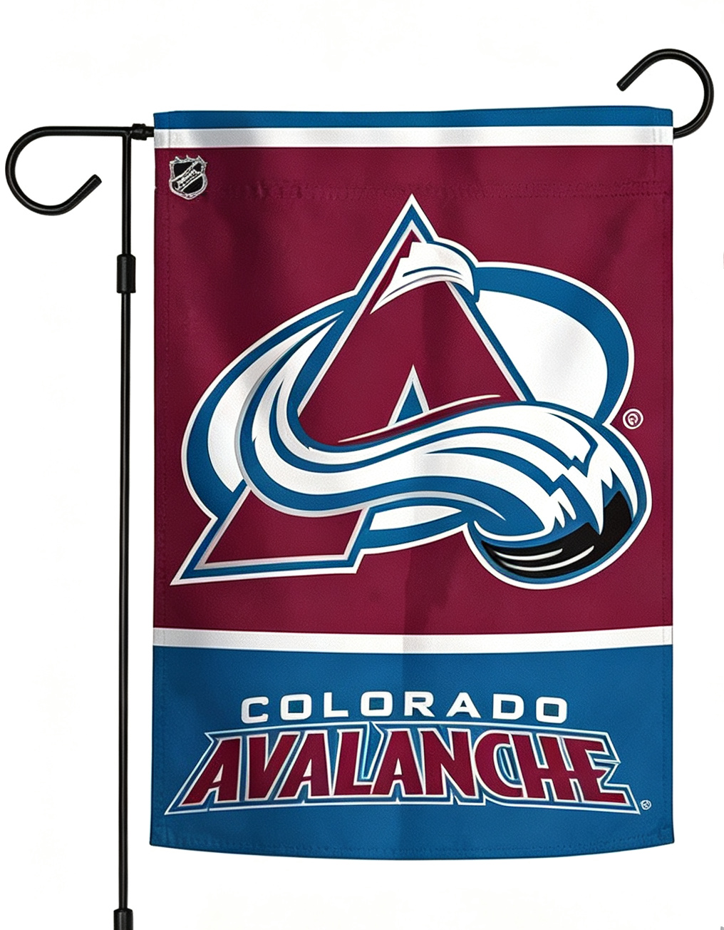 NHL Colorado Avalanche Flag - "12.5 x 18" "28 x 40" Inches - Colorado Avalanche Garden Flags