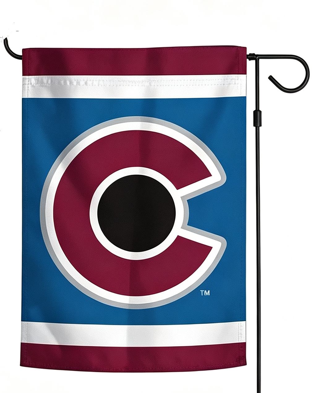 NHL Colorado Avalanche Flag - "12.5 x 18" "28 x 40" Inches - Colorado Avalanche Garden Flags
