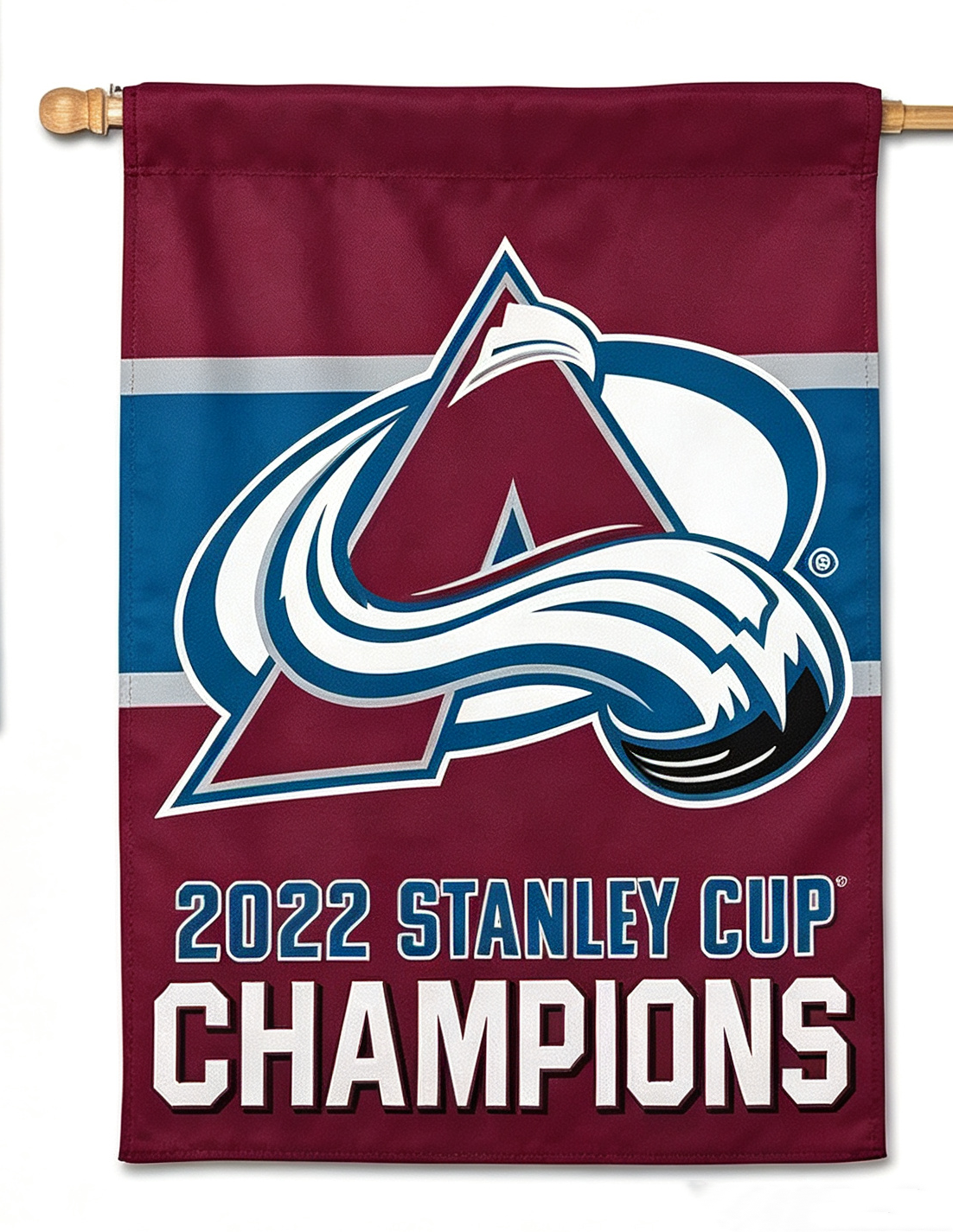 NHL Colorado Avalanche Flag - "12.5 x 18" "28 x 40" Inches - Colorado Avalanche Garden Flags