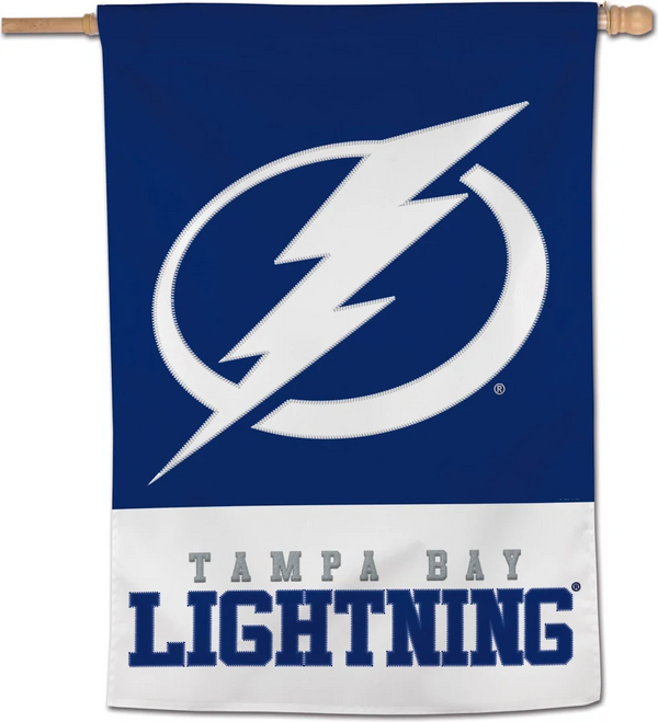 NHL Tampa Bay Lightning Flag - "12.5 x 18" "28 x 40" Inches - Tampa Bay Lightning Garden Flags