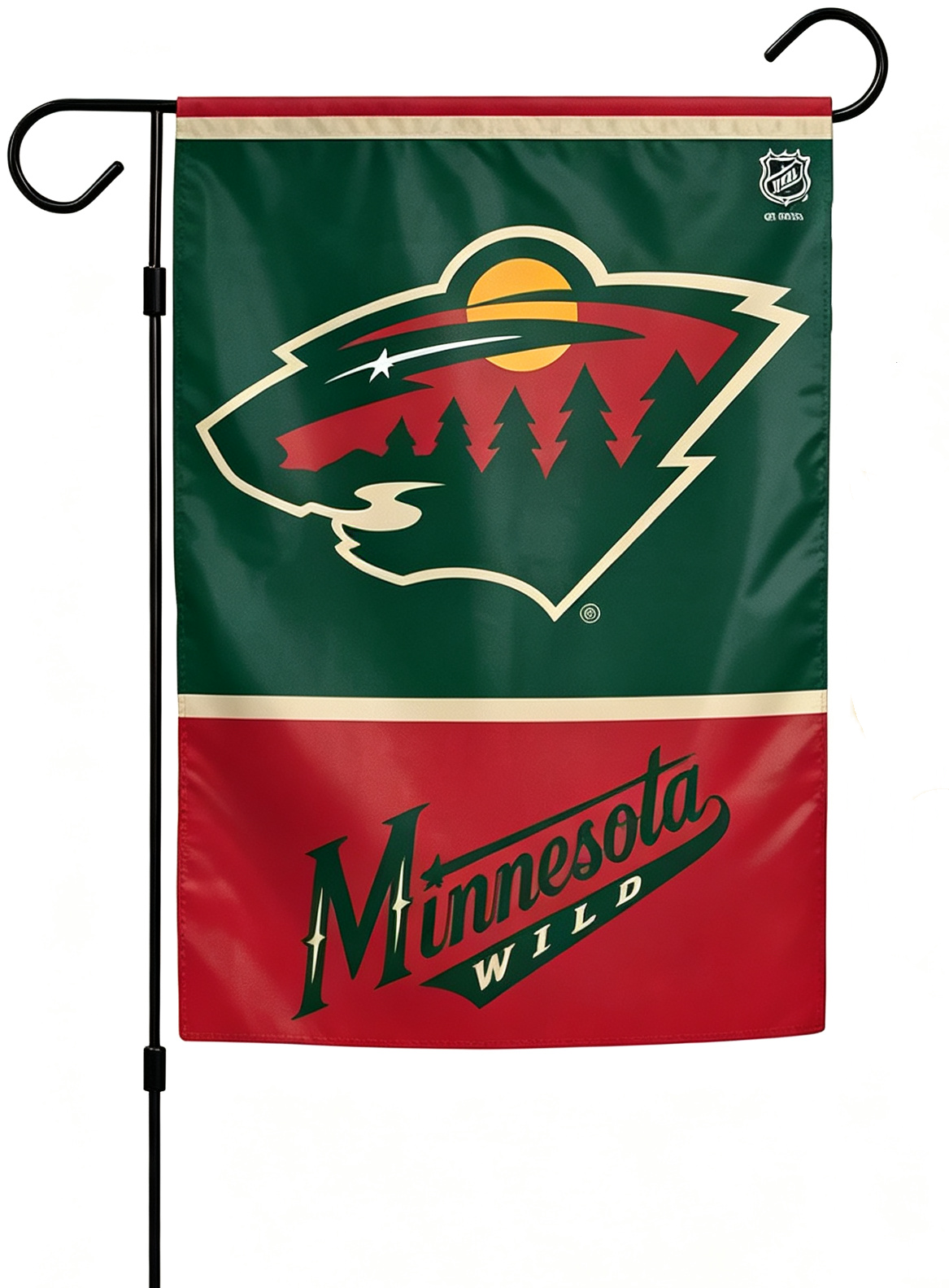 NHL Minnesota Wild Flag - "12.5 x 18" "28 x 40" Inches - Minnesota Wild Garden Flags