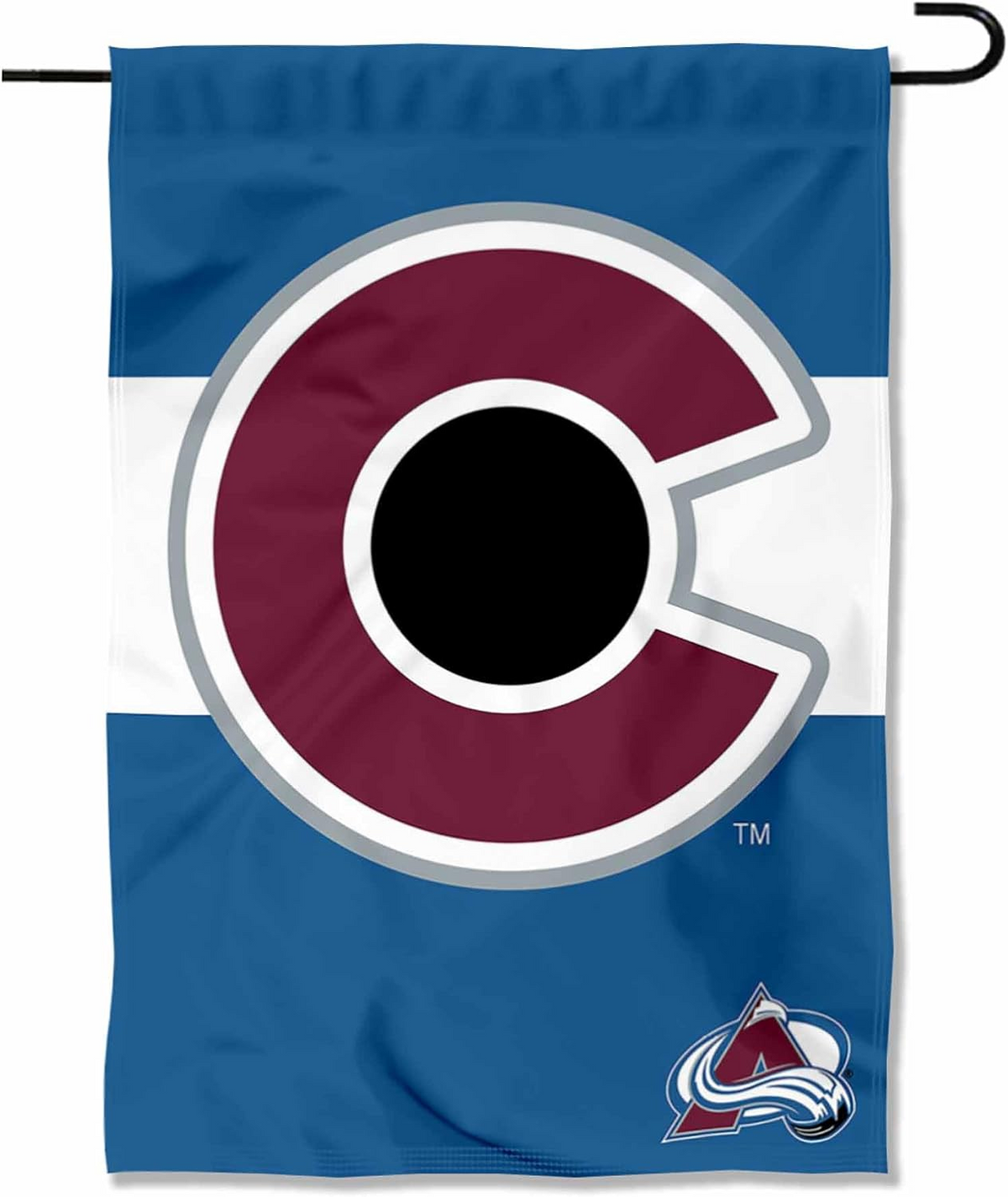 NHL Colorado Avalanche Flag - "12.5 x 18" "28 x 40" Inches - Colorado Avalanche Garden Flags