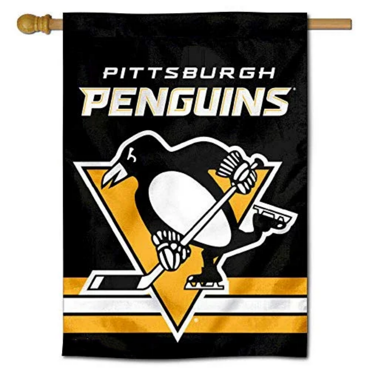 NHL  Pittsburgh Penguins Flag - "12.5 x 18" "28 x 40" Inches -  Pittsburgh Penguins Garden Flags