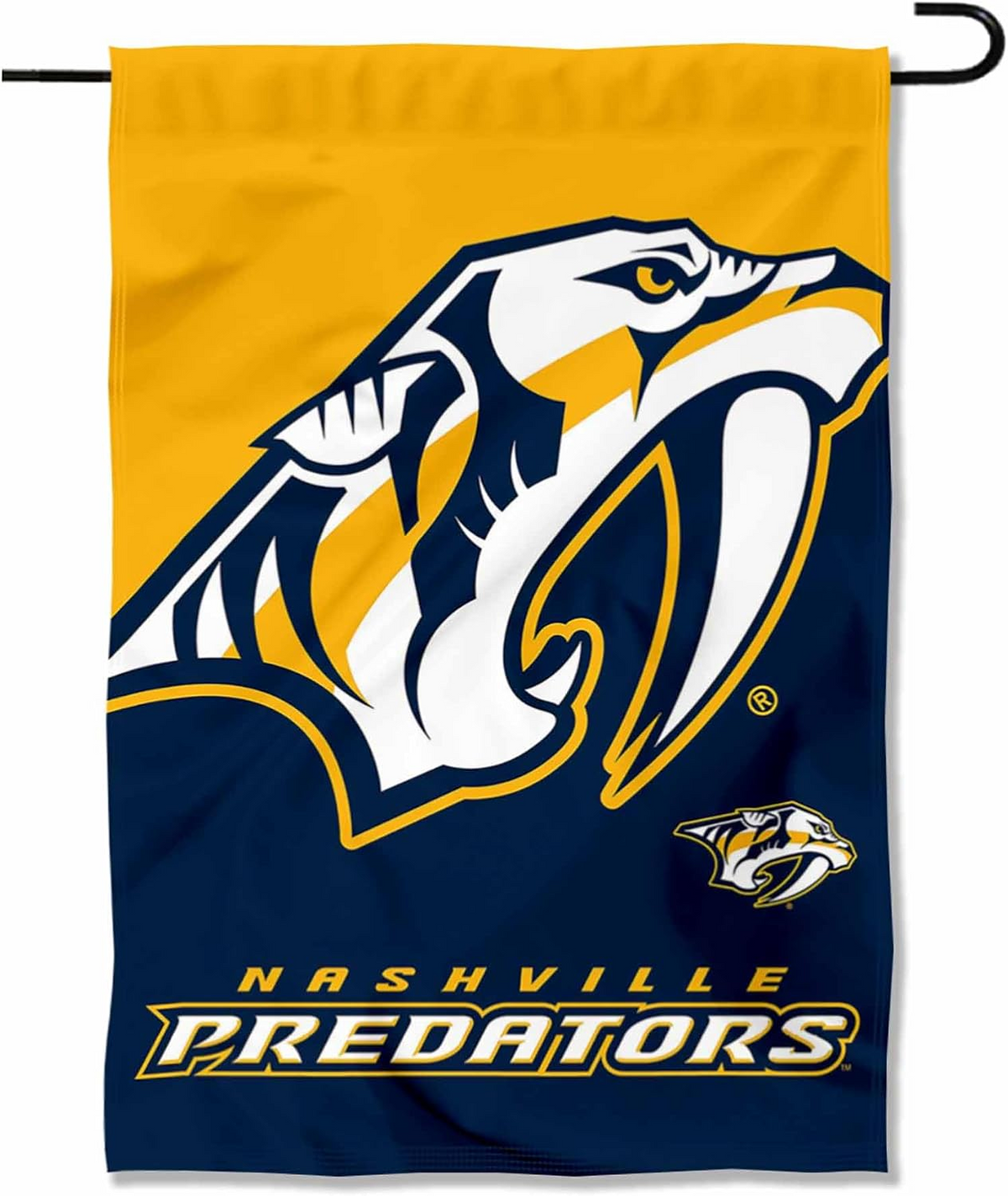 NHL Nashville Predators Flag - "12.5 x 18" "28 x 40" Inches - Nashville Predators Garden Flags