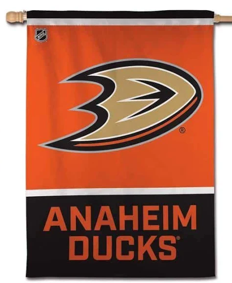 NHL Anaheim Ducks Flag - "12.5 x 18" "28 x 40" Inches - Anaheim Ducks Garden Flags