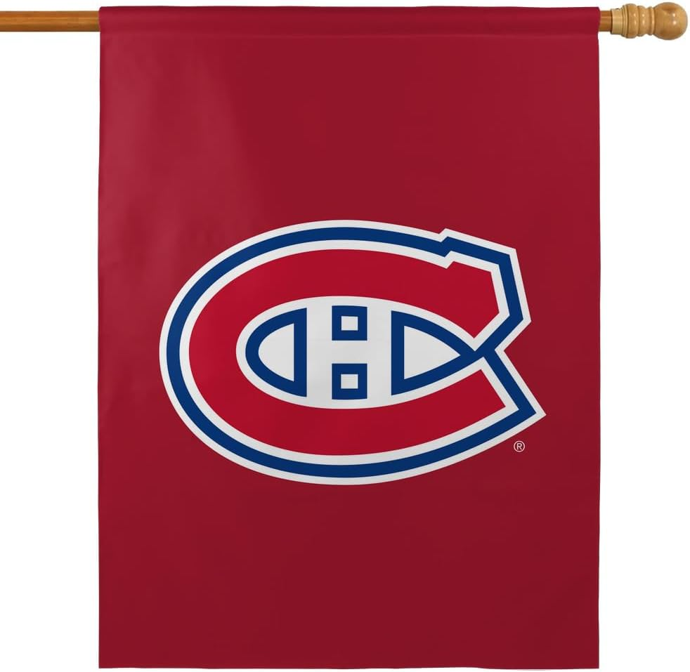 NHL Montreal Canadiens Flag - "12.5 x 18" "28 x 40" Inches - Montreal Canadiens Garden Flags