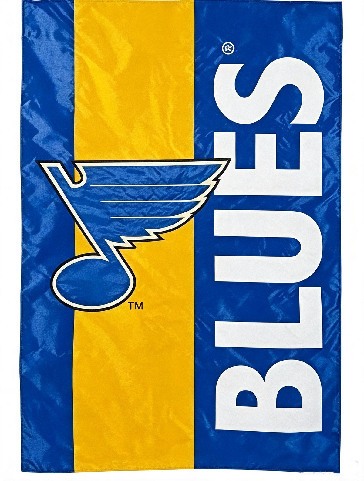 NHL St. Louis Blues Flag - "12.5 x 18" "28 x 40" Inches - St. Louis Blues Garden Flags