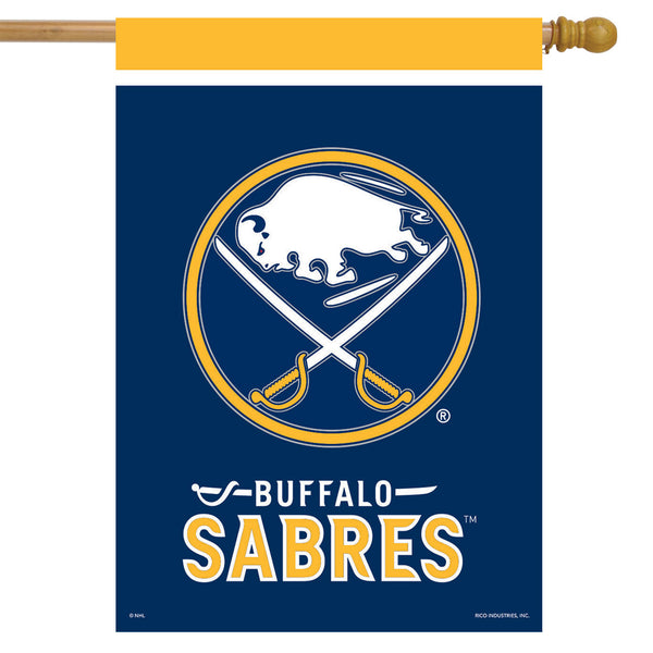 NHL Buffalo Sabres Flag - "12.5 x 18" "28 x 40" Inches - Buffalo Sabres Garden Flags