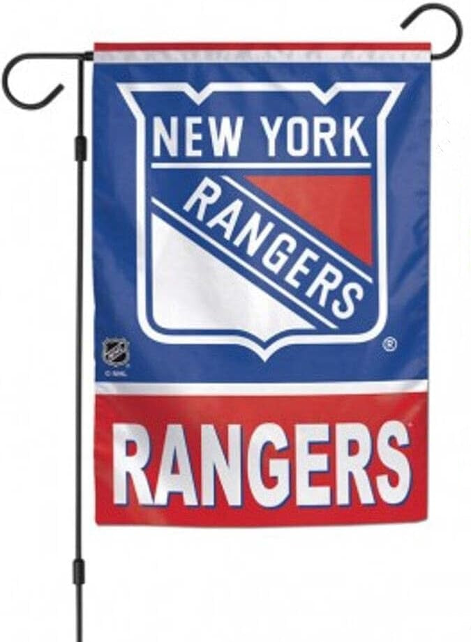 NHL New York Rangers Flag - "12.5 x 18" "28 x 40" Inches - NY Rangers Garden Flags