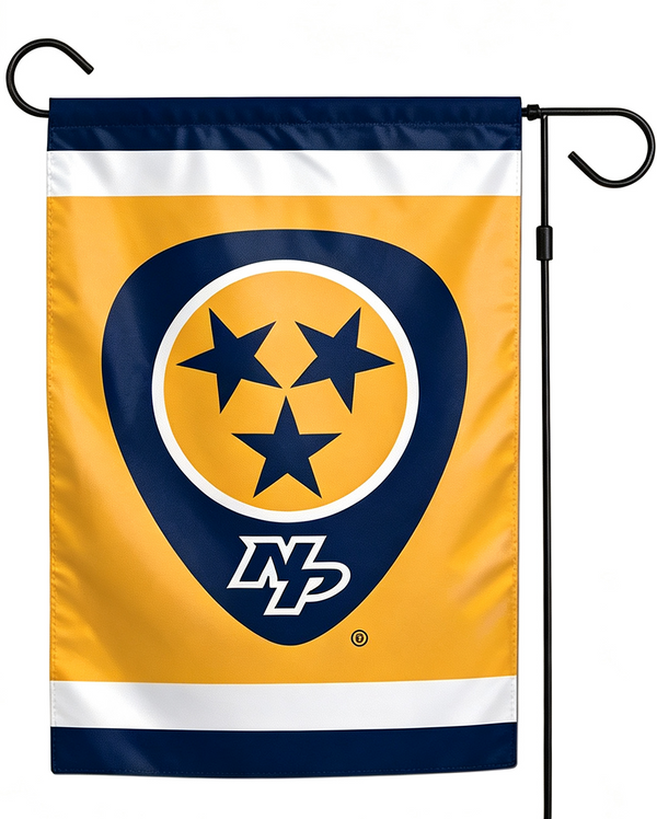 NHL Nashville Predators Flag - "12.5 x 18" "28 x 40" Inches - Nashville Predators Garden Flags