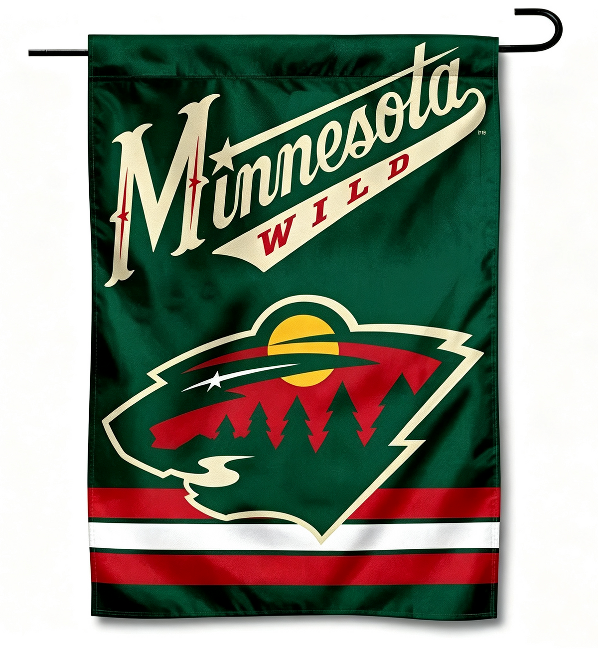 NHL Minnesota Wild Flag - "12.5 x 18" "28 x 40" Inches - Minnesota Wild Garden Flags