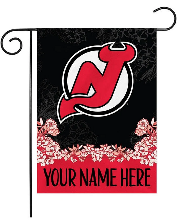NHL New Jersey Devils Flag - "12.5 x 18" "28 x 40" Inches - New Jersey Devils Garden Flags