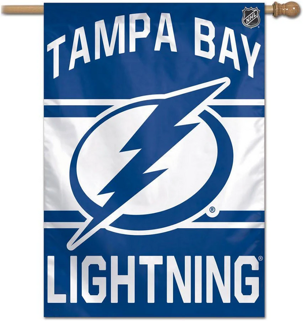 NHL Tampa Bay Lightning Flag - "12.5 x 18" "28 x 40" Inches - Tampa Bay Lightning Garden Flags