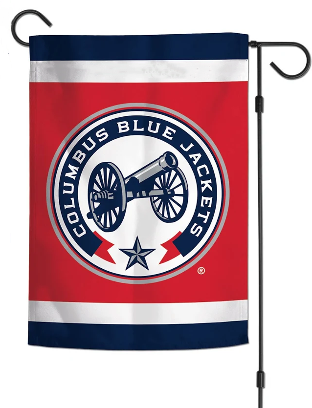 NHL Columbus Blue Jackets Flag - "12.5 x 18" "28 x 40" Inches - Blue Jackets Garden Flags