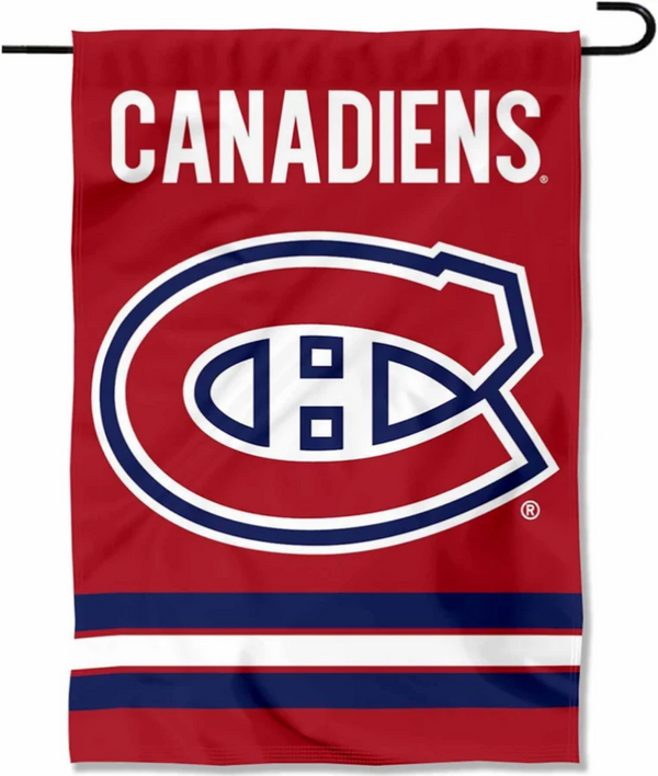 NHL Montreal Canadiens Flag - "12.5 x 18" "28 x 40" Inches - Montreal Canadiens Garden Flags