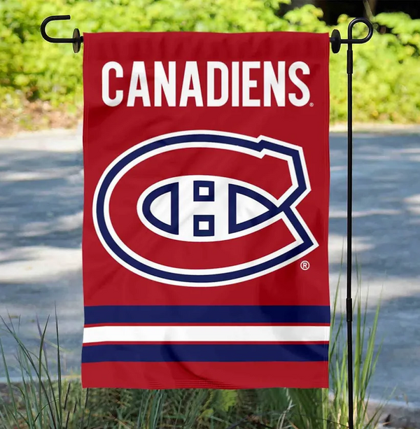 NHL Montreal Canadiens Flag - "12.5 x 18" "28 x 40" Inches - Montreal Canadiens Garden Flags