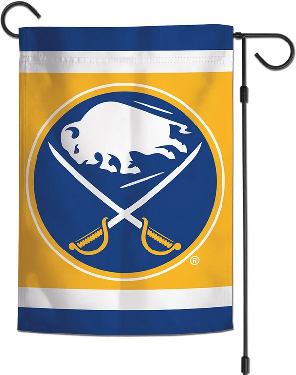 NHL Buffalo Sabres Flag - "12.5 x 18" "28 x 40" Inches - Buffalo Sabres Garden Flags