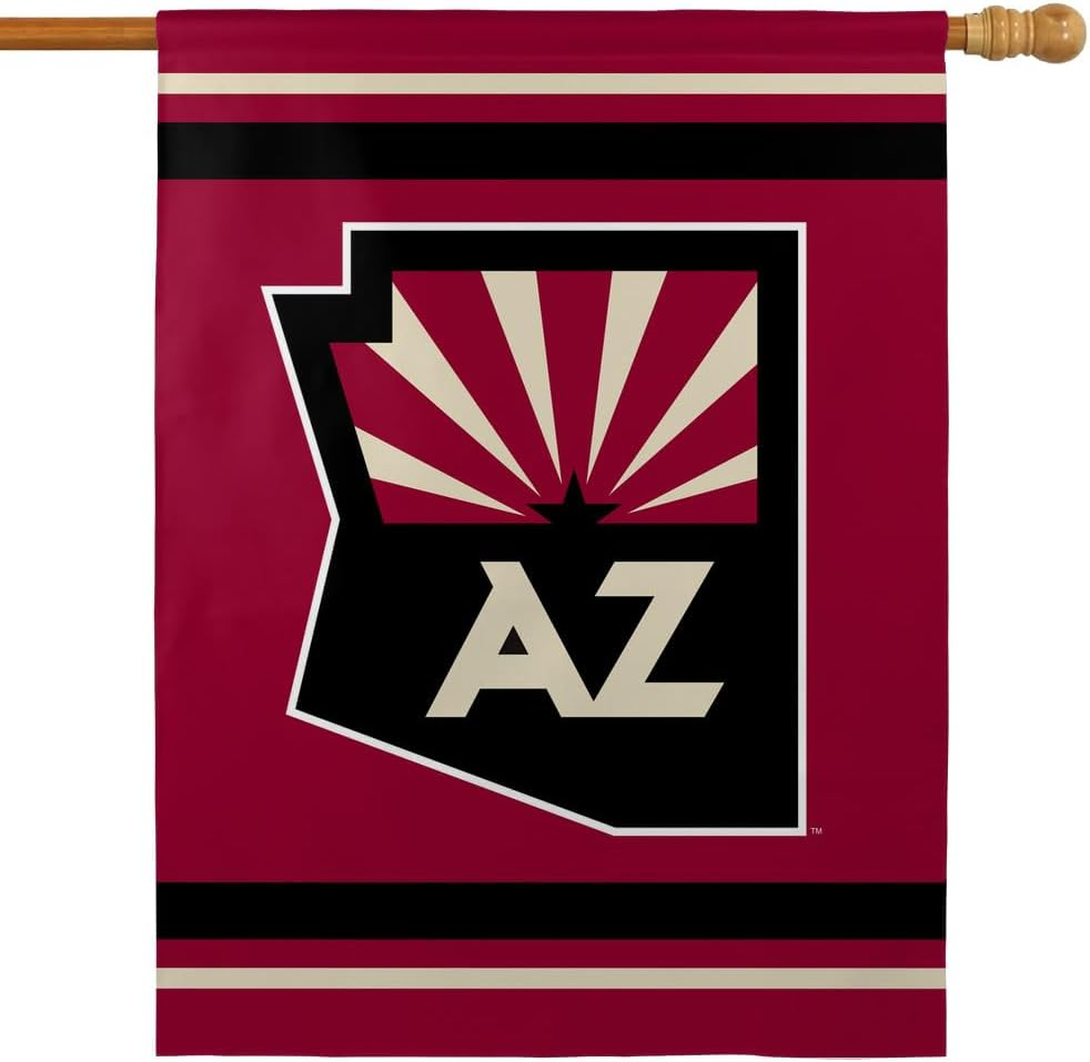 NHL Arizona Coyotes Flag - "12.5 x 18" "28 x 40" Inches - Arizona Coyotes Garden Flags