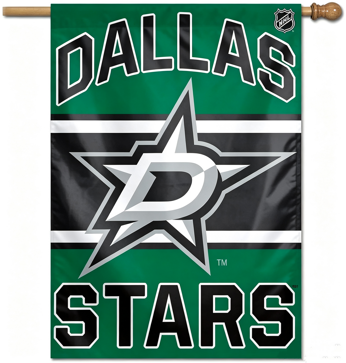 NHL Dallas Stars Flag - "12.5 x 18" "28 x 40" Inches - Dallas Stars Garden Flags