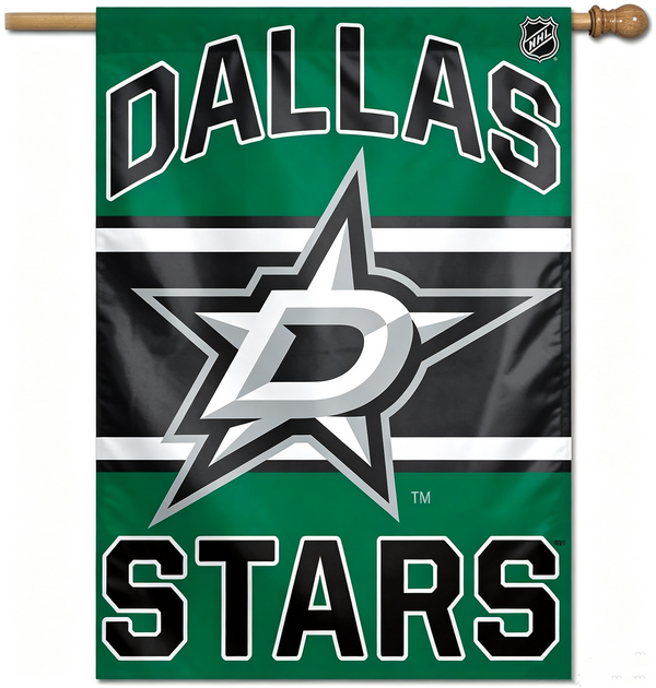 NHL Dallas Stars Flag - "12.5 x 18" "28 x 40" Inches - Dallas Stars Garden Flags