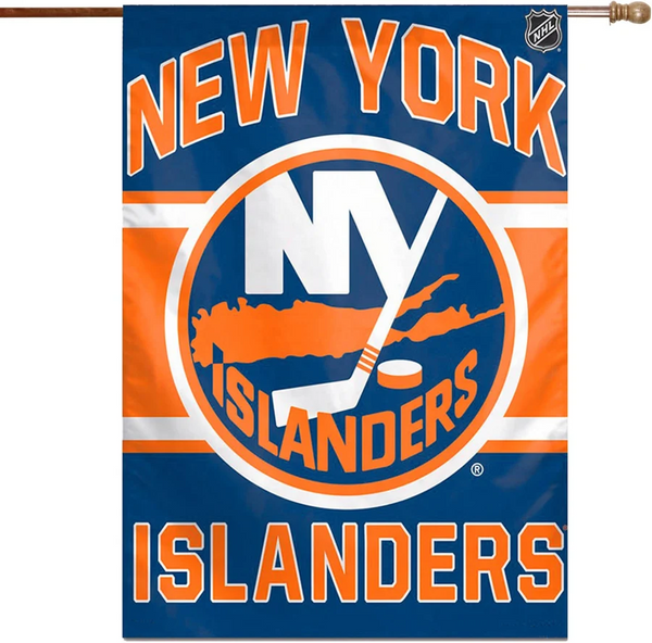 NHL New York lslanders Flag - "12.5 x 18" "28 x 40" Inches - NY lslanders Garden Flags