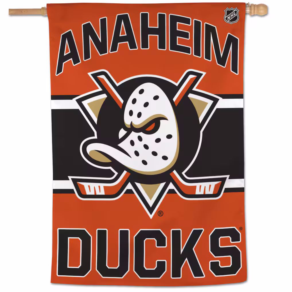 NHL Anaheim Ducks Flag - "12.5 x 18" "28 x 40" Inches - Anaheim Ducks Garden Flags