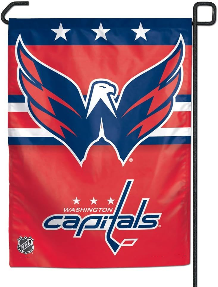 NHLWashington Capitals Flag - "12.5 x 18" "28 x 40" Inches - Washington Capitals Garden Flags