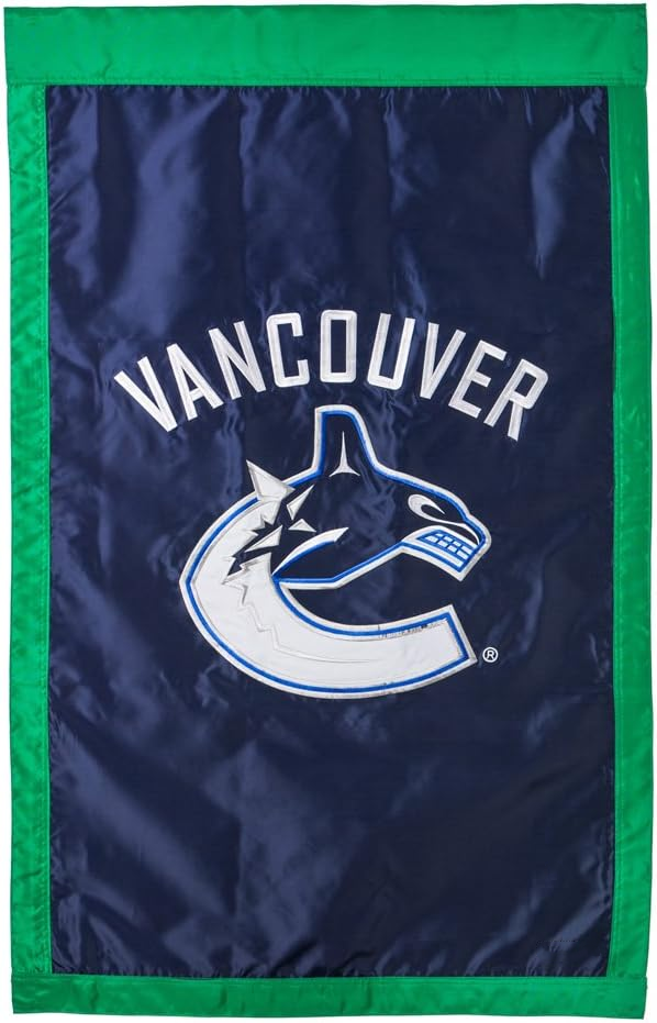 NHL Vancouver Canucks Flag - "12.5 x 18" "28 x 40" Inches - Vancouver Canucks Garden Flags