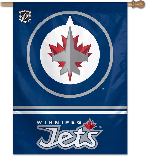 NHL Winnipeg Jets Flag - "12.5 x 18" "28 x 40" Inches - Winnipeg Jets Garden Flags