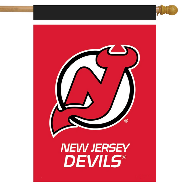 NHL New Jersey Devils Flag - "12.5 x 18" "28 x 40" Inches - New Jersey Devils Garden Flags