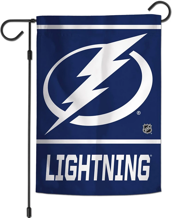 NHL Tampa Bay Lightning Flag - "12.5 x 18" "28 x 40" Inches - Tampa Bay Lightning Garden Flags