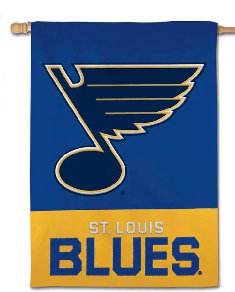 NHL St. Louis Blues Flag - "12.5 x 18" "28 x 40" Inches - St. Louis Blues Garden Flags