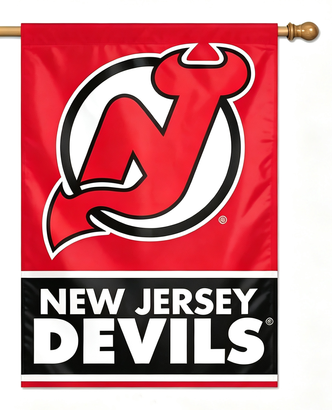 NHL New Jersey Devils Flag - "12.5 x 18" "28 x 40" Inches - New Jersey Devils Garden Flags