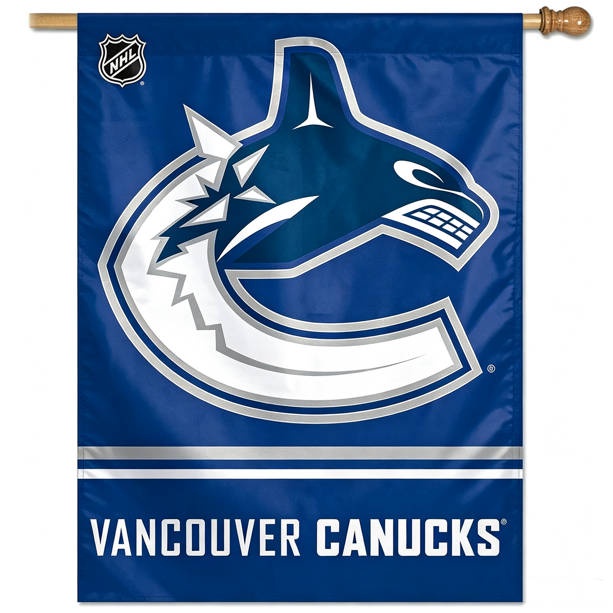 NHL Vancouver Canucks Flag - "12.5 x 18" "28 x 40" Inches - Vancouver Canucks Garden Flags