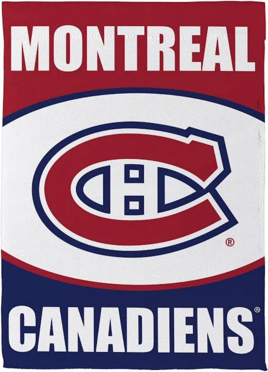 NHL Montreal Canadiens Flag - "12.5 x 18" "28 x 40" Inches - Montreal Canadiens Garden Flags