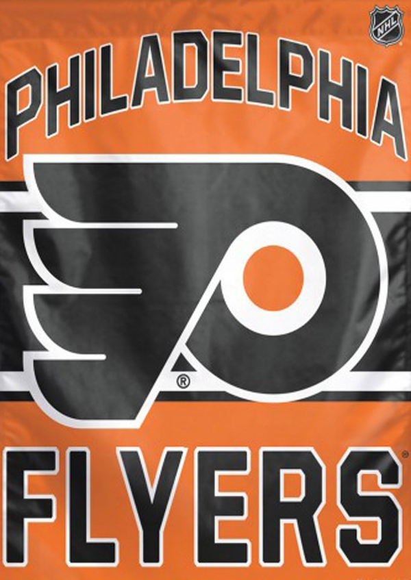 NHL Philadelphia Flyers Flag - "12.5 x 18" "28 x 40" Inches - Philadelphia Flyers Garden Flags