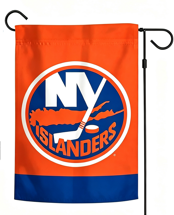 NHL New York lslanders Flag - "12.5 x 18" "28 x 40" Inches - NY lslanders Garden Flags