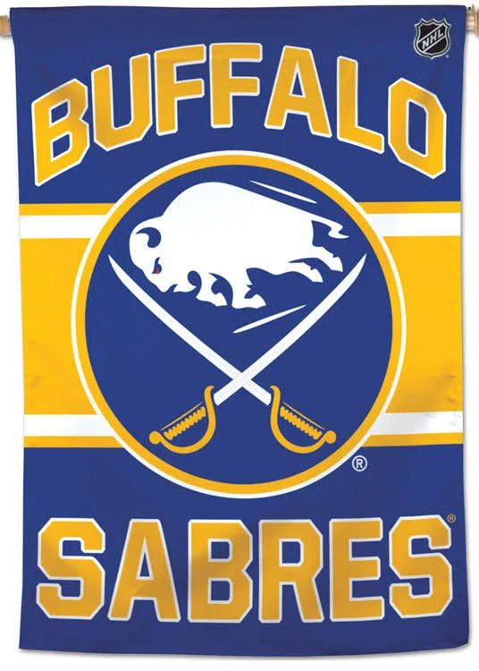NHL Buffalo Sabres Flag - "12.5 x 18" "28 x 40" Inches - Buffalo Sabres Garden Flags