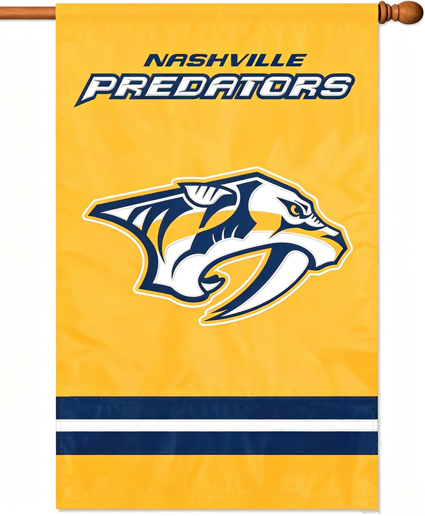 NHL Nashville Predators Flag - "12.5 x 18" "28 x 40" Inches - Nashville Predators Garden Flags
