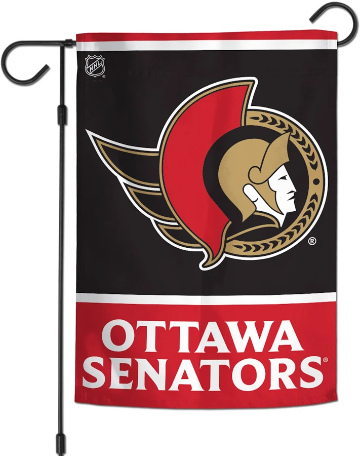 NHL Ottawa Senators Flag - "12.5 x 18" "28 x 40" Inches - Ottawa Senators Garden Flags