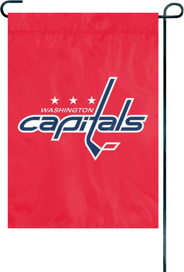NHLWashington Capitals Flag - "12.5 x 18" "28 x 40" Inches - Washington Capitals Garden Flags