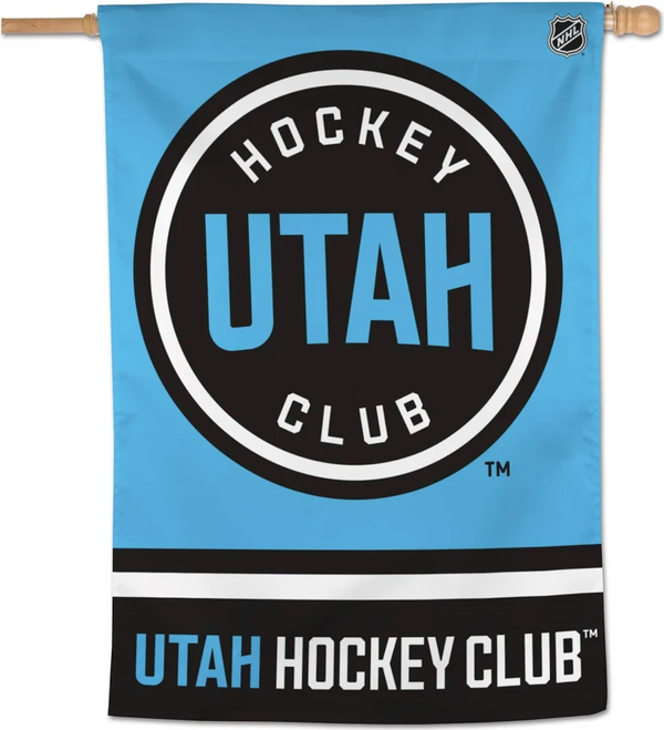 NHL Utah Mammoth Flag - "12.5 x 18" "28 x 40" Inches - Utah Mammoth Garden Flags