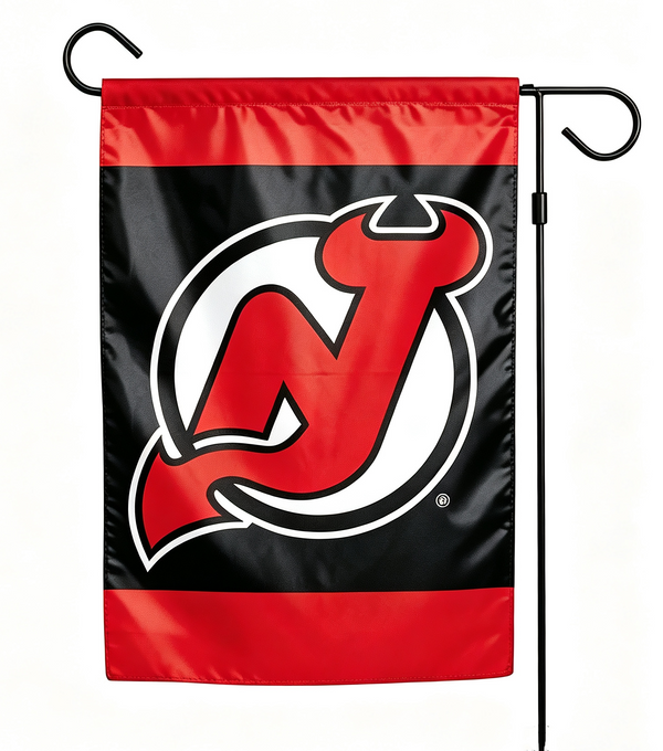 NHL New Jersey Devils Flag - "12.5 x 18" "28 x 40" Inches - New Jersey Devils Garden Flags