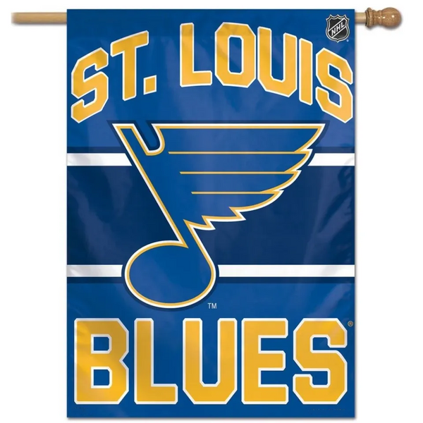 NHL St. Louis Blues Flag - "12.5 x 18" "28 x 40" Inches - St. Louis Blues Garden Flags