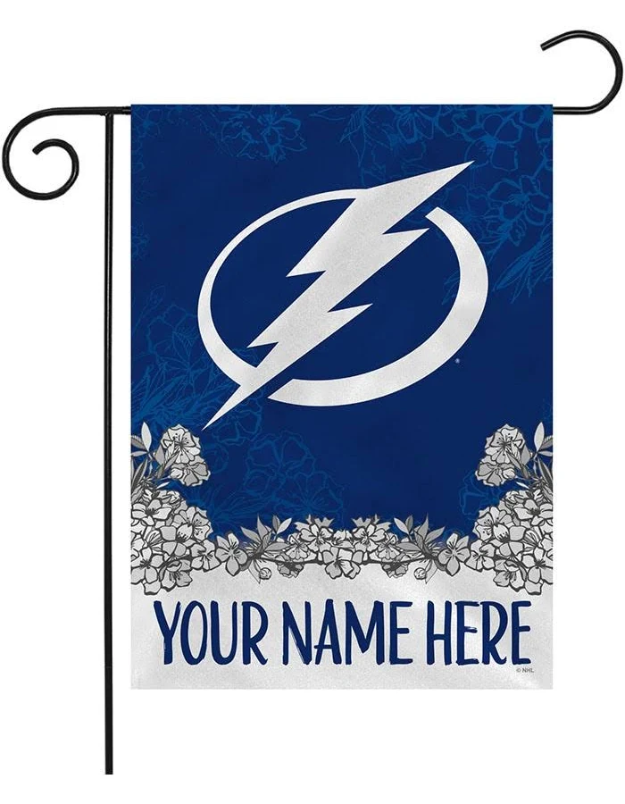 NHL Tampa Bay Lightning Flag - "12.5 x 18" "28 x 40" Inches - Tampa Bay Lightning Garden Flags